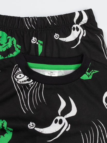 Dsiney Kidz - Vanilla Underground Black Disney Nightmare Before Christmas Long Sleeve Long Leg Pyjamas Set Multi-Pack of 2 image 4