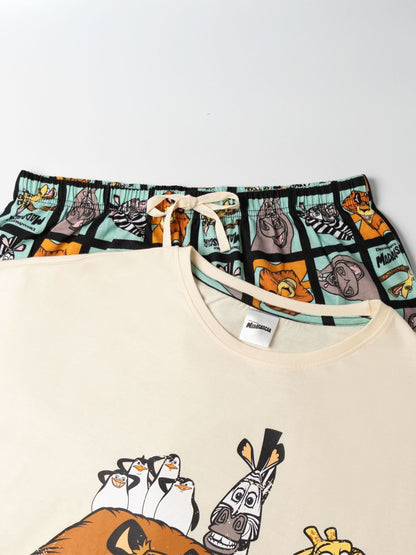 Vanilla Underground Brown Madagascar Cotton Short Sleeve Long Leg Pyjamas Set - image 3