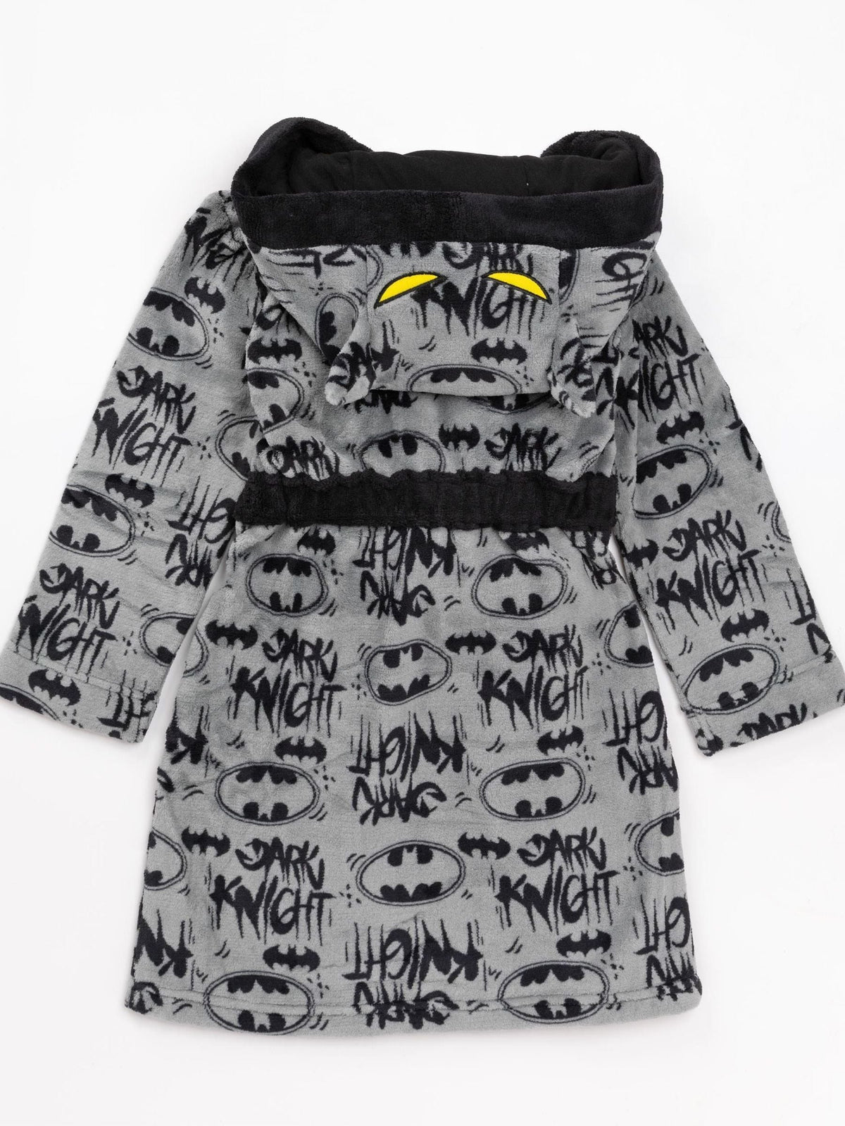 Dsiney Kidz - Vanilla Underground Grey DC Comics Batman All-Over Print Hooded Bathrobe image 5
