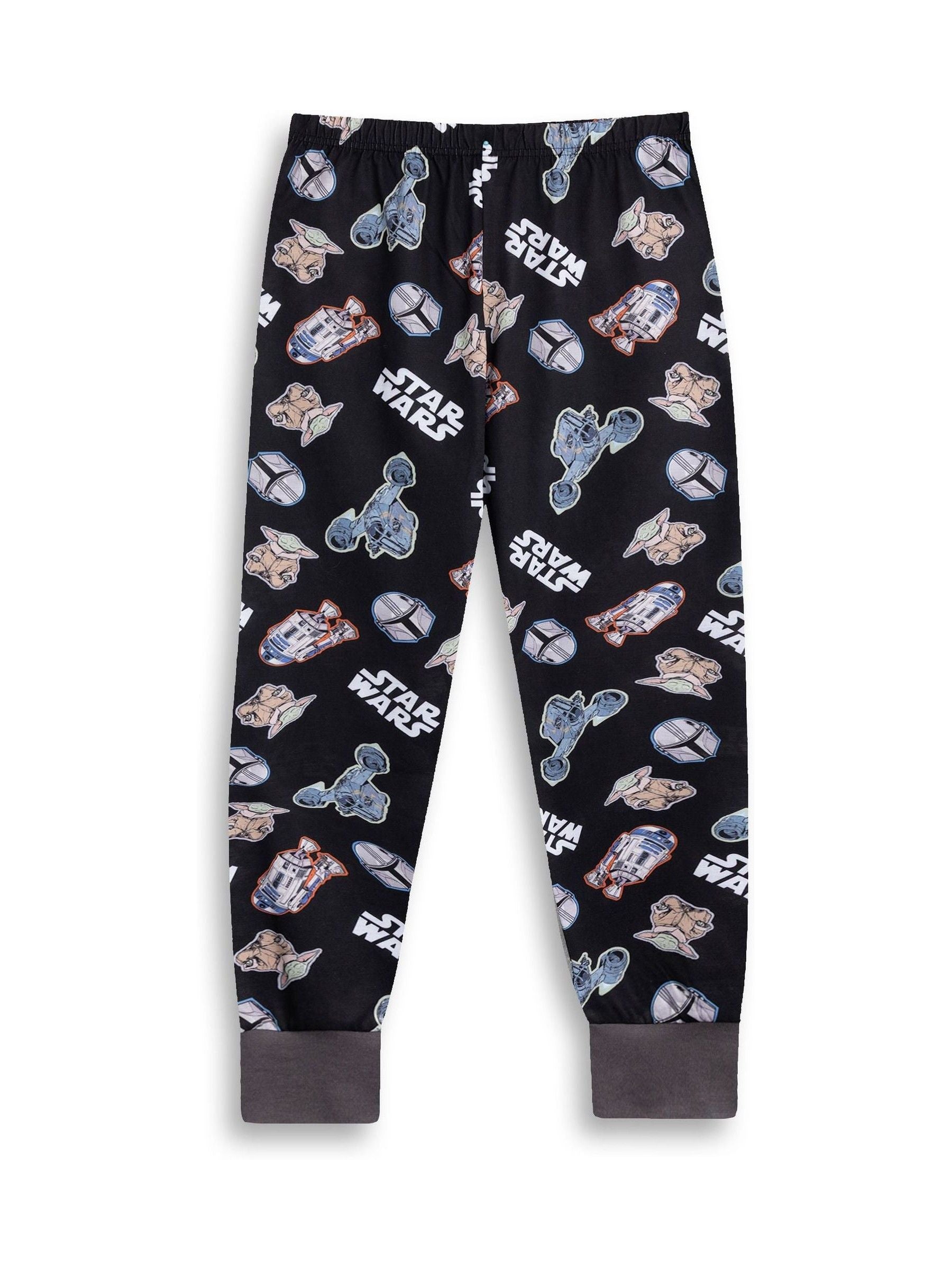 Dsiney Kidz - Vanilla Underground Grey Star Wars Character Short Sleeve Long Leg Pyjamas Set image 4