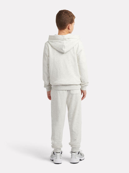 Dsiney Kidz - New Balance Grey French Terry Stacked Logo Zip Thru Hoodie & Joggers Set image 3