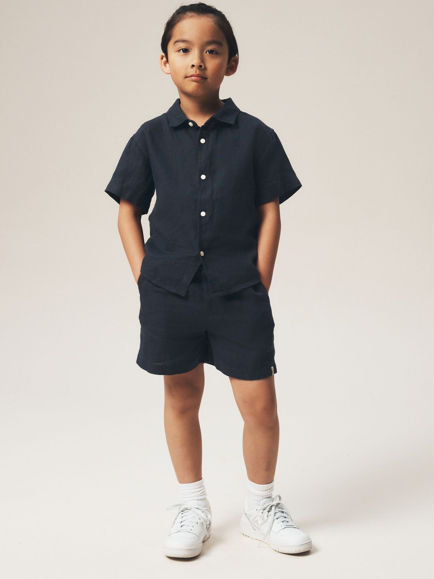 Dsiney Kidz - Superdry Navy Linen Shirt image 1