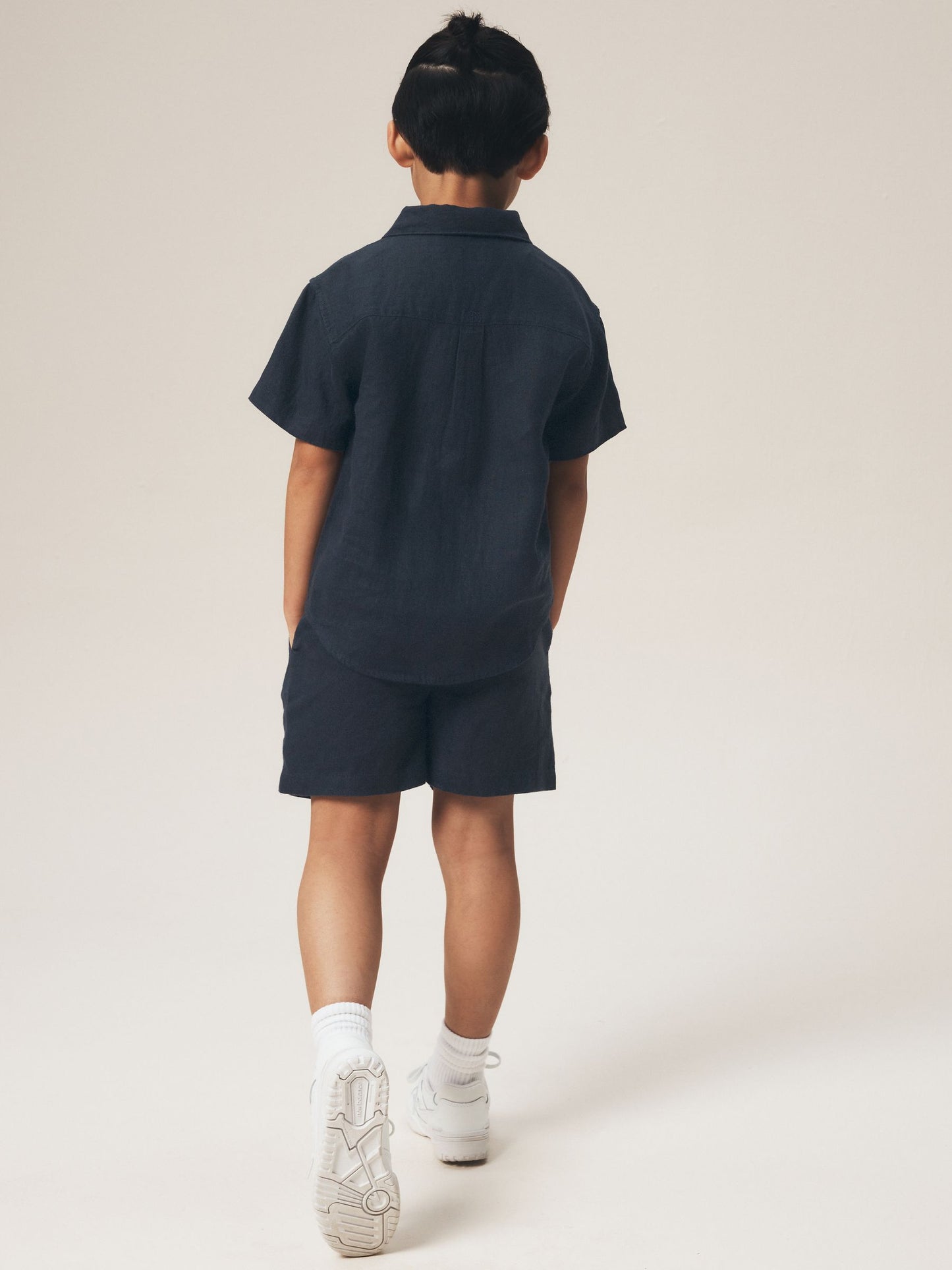 Dsiney Kidz - Superdry Navy Linen Shirt image 3