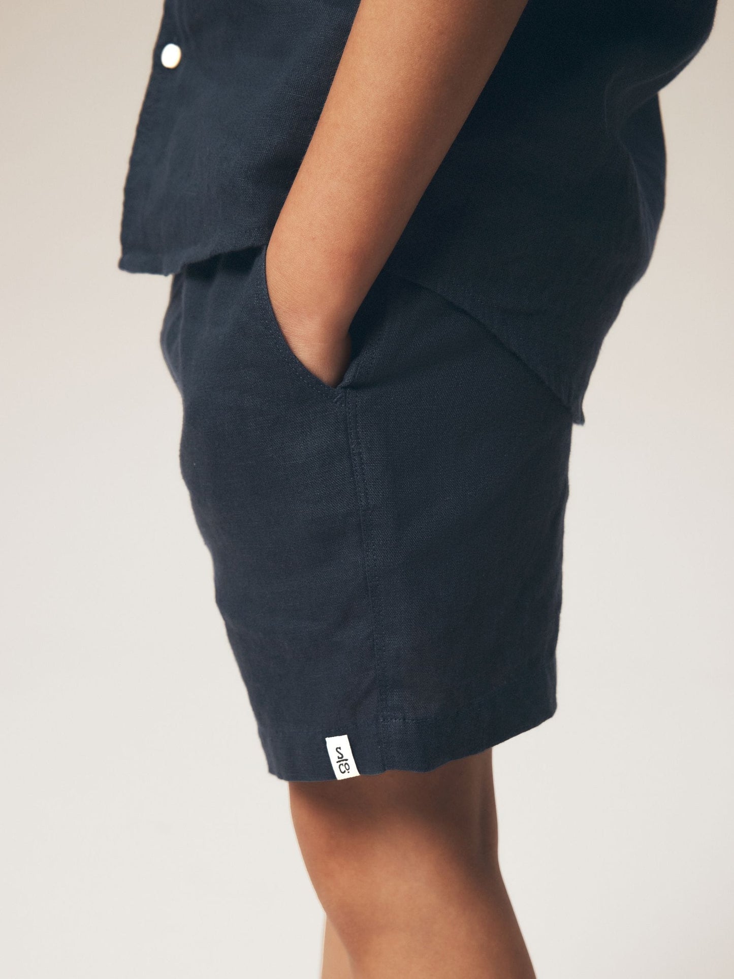 Dsiney Kidz - Superdry Navy Linen Shirt image 4
