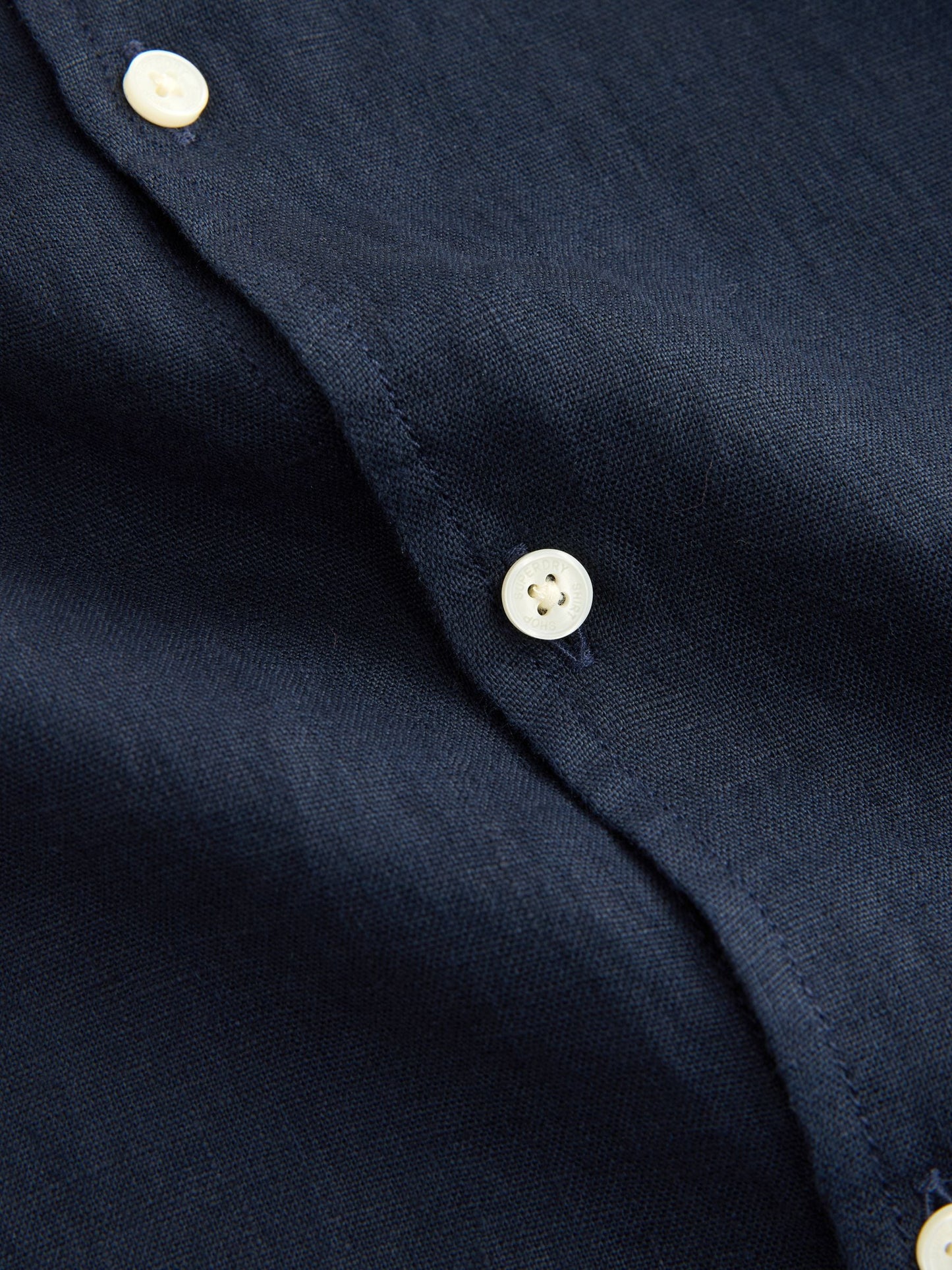 Dsiney Kidz - Superdry Navy Linen Shirt image 8