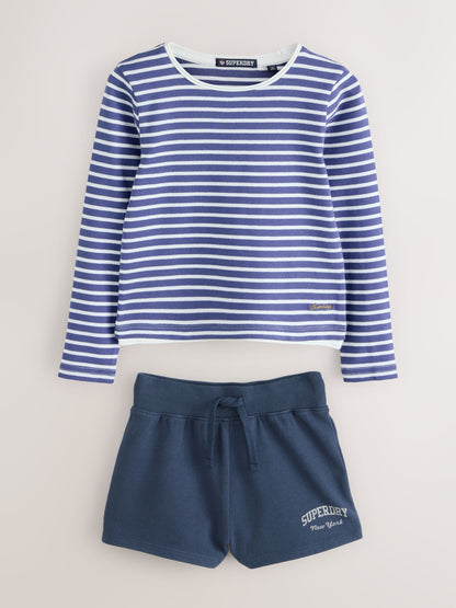 Superdry Navy Co-Ord Set image 5