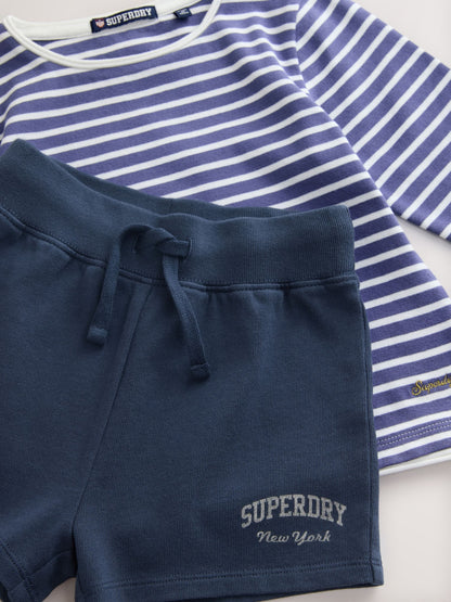 Superdry Navy Co-Ord Set image 8