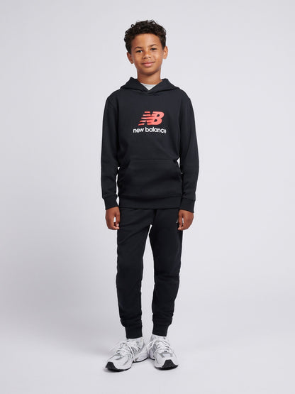 Dsiney Kidz - New Balance Black Stacked Logo Hoodie image 4