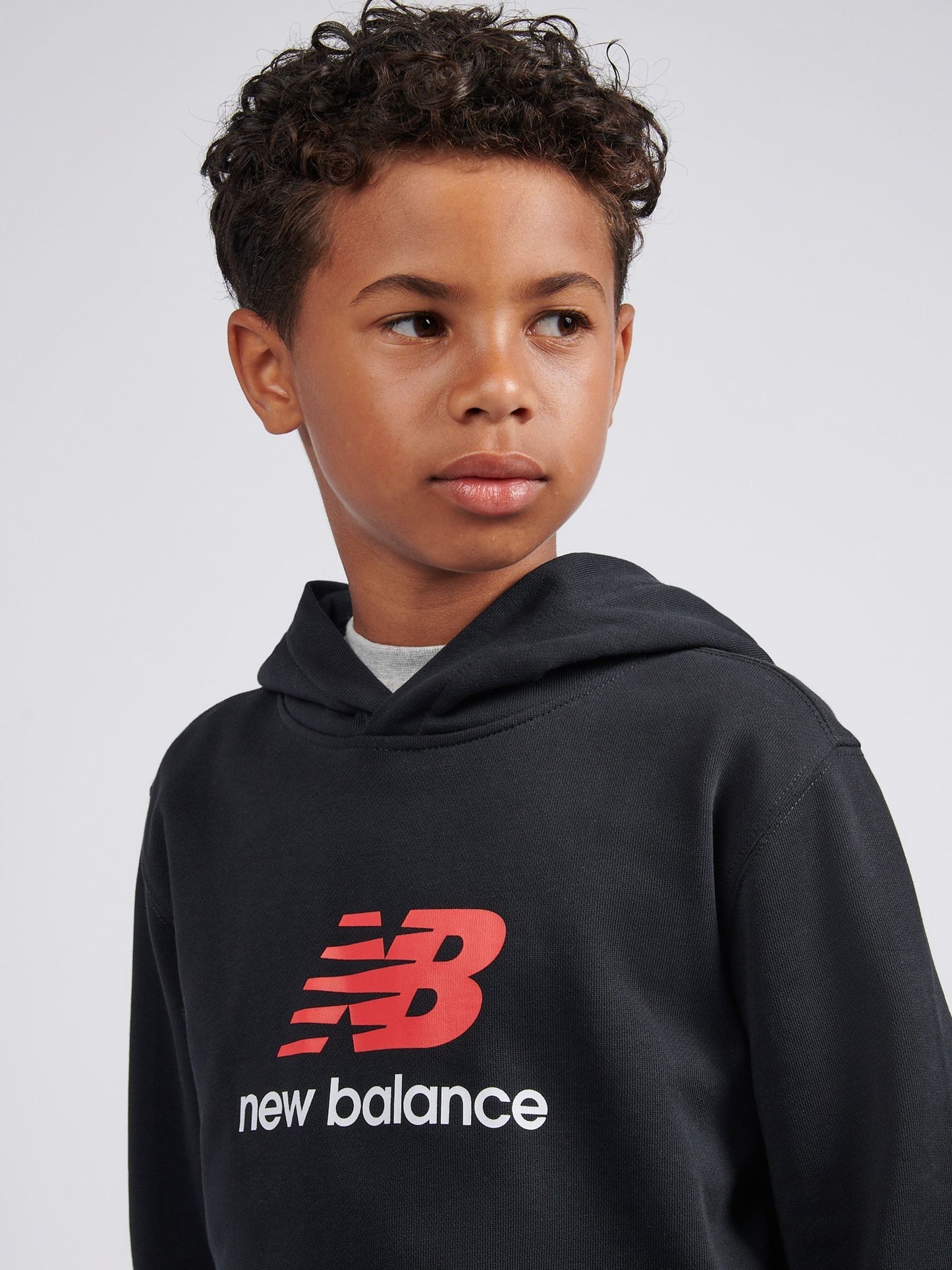 Dsiney Kidz - New Balance Black Stacked Logo Hoodie image 5