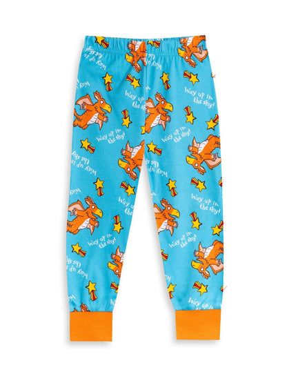 Dsiney Kidz - Vanilla Underground Orange Gruffalo & Friends Zog Long Sleeve Long Leg Pyjamas Set image 4