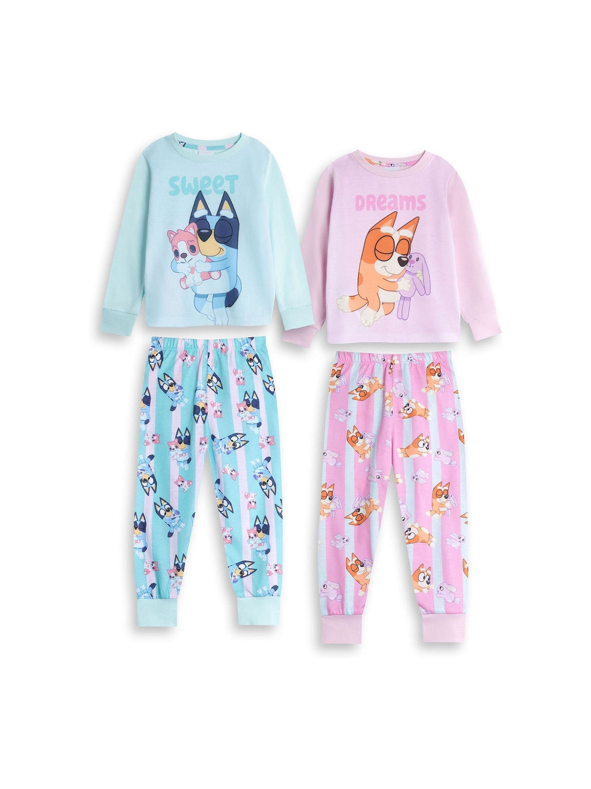 Vanilla Underground Blue Long Sleeve Long Leg Pyjamas Set Multi-Pack of 2 - image 1