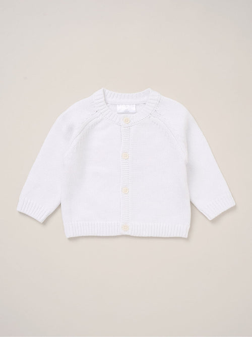 Dsiney Kidz - Rock-A-Bye Baby Boutique White Cardigan With Embroidery Back Detail image 1