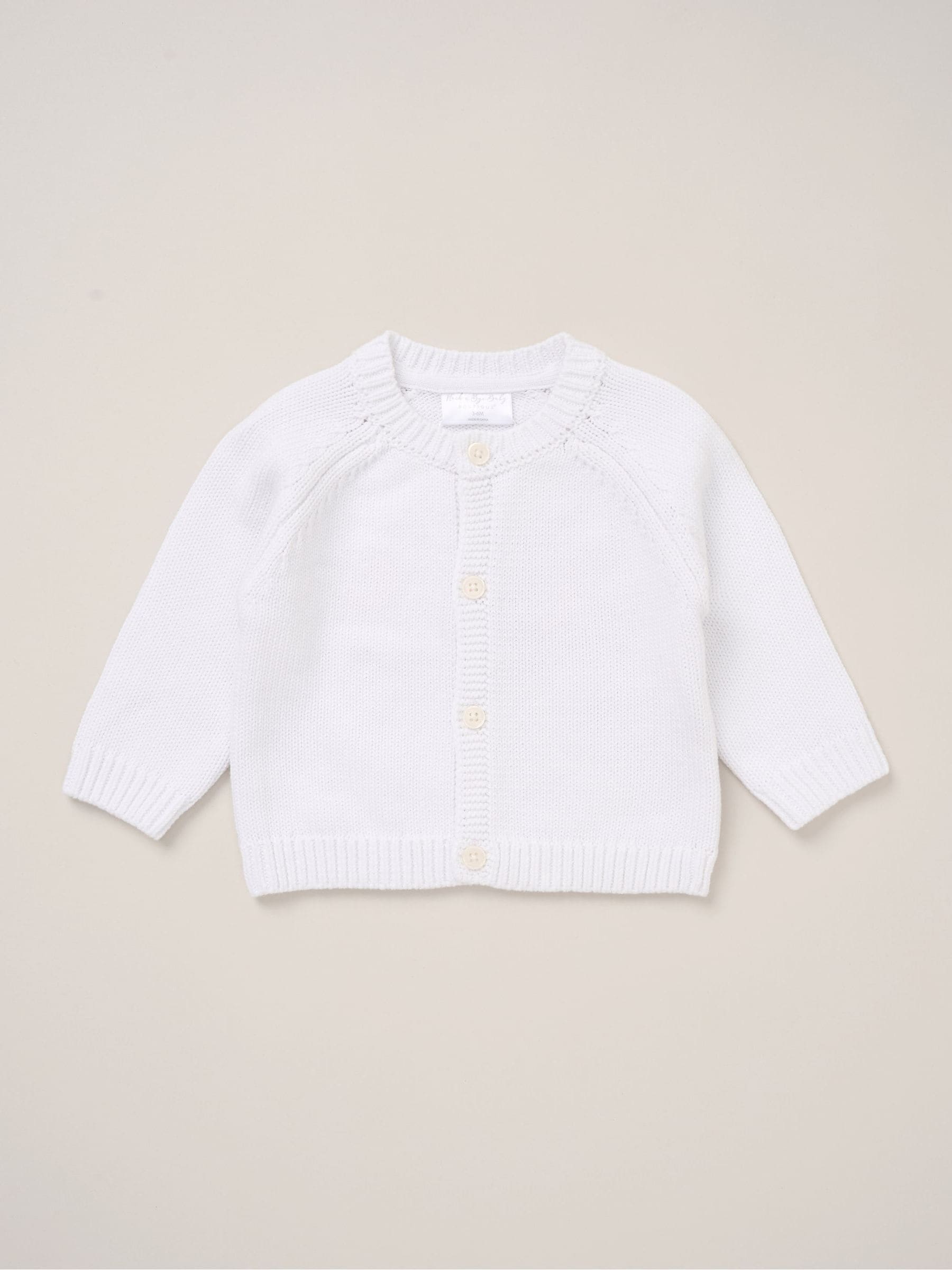 Dsiney Kidz - Rock-A-Bye Baby Boutique White Cardigan With Embroidery Back Detail image 1
