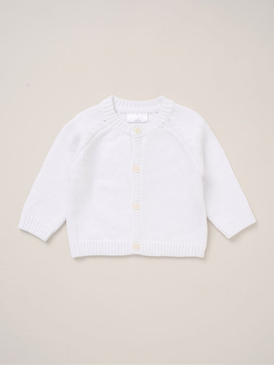 Dsiney Kidz - Rock-A-Bye Baby Boutique White Cardigan With Embroidery Back Detail image 1
