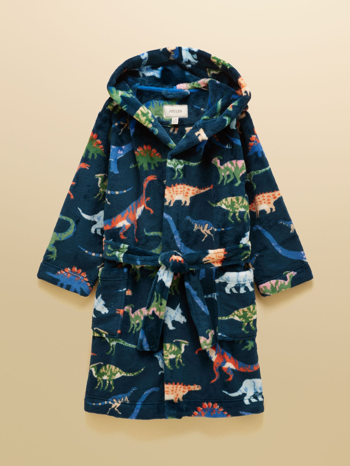 Dsiney Kidz - Joules Boys' Snug Navy Dino Dressing Gown image 1