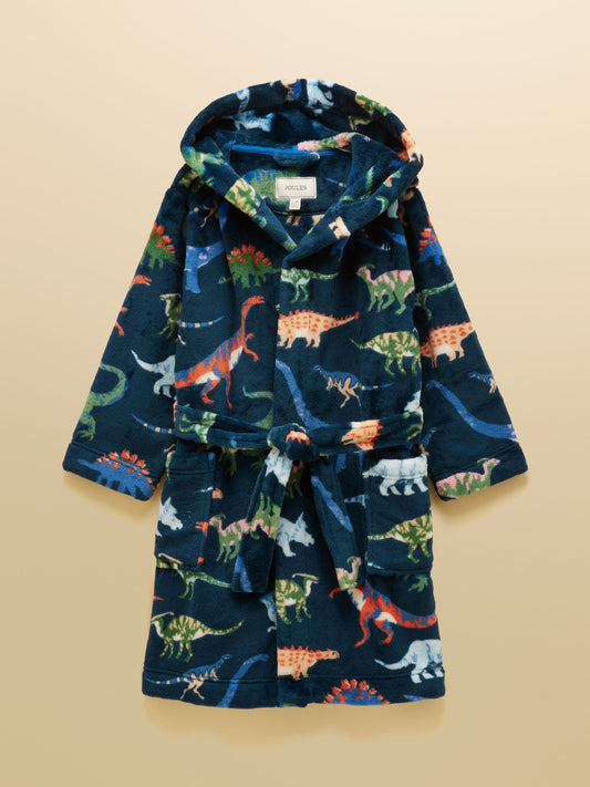 Dsiney Kidz - Joules Boys' Snug Navy Dino Dressing Gown image 1