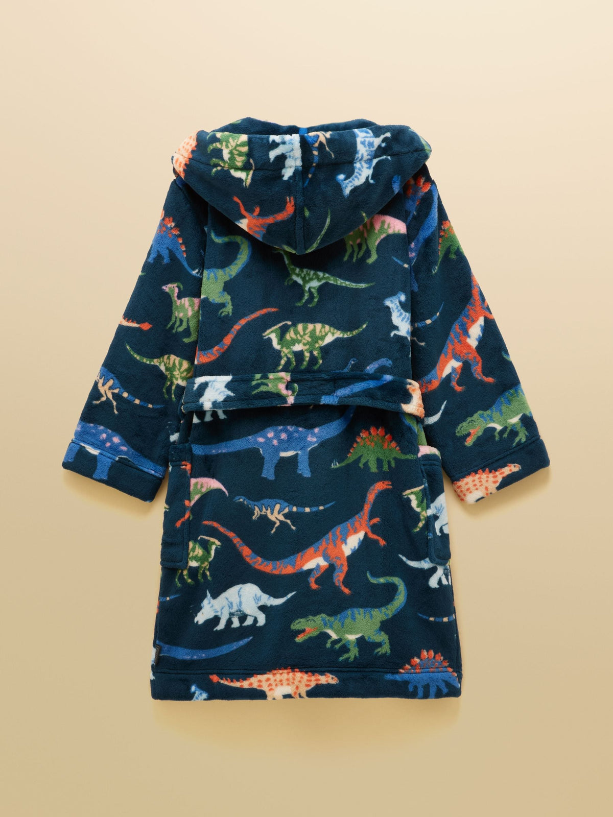 Dsiney Kidz - Joules Boys' Snug Navy Dino Dressing Gown image 2