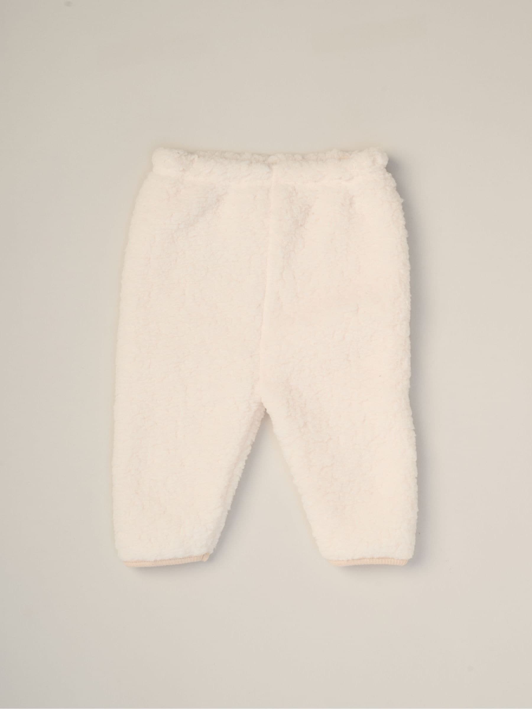 Rock-A-Bye Baby Boutique White 3-Piece Teddy Gilet, Bodysuit And Footed Trousers Set image 4