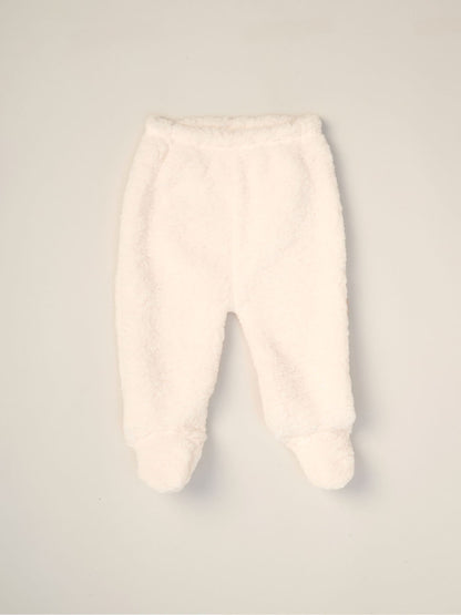 Rock-A-Bye Baby Boutique White 3-Piece Teddy Gilet, Bodysuit And Footed Trousers Set image 6