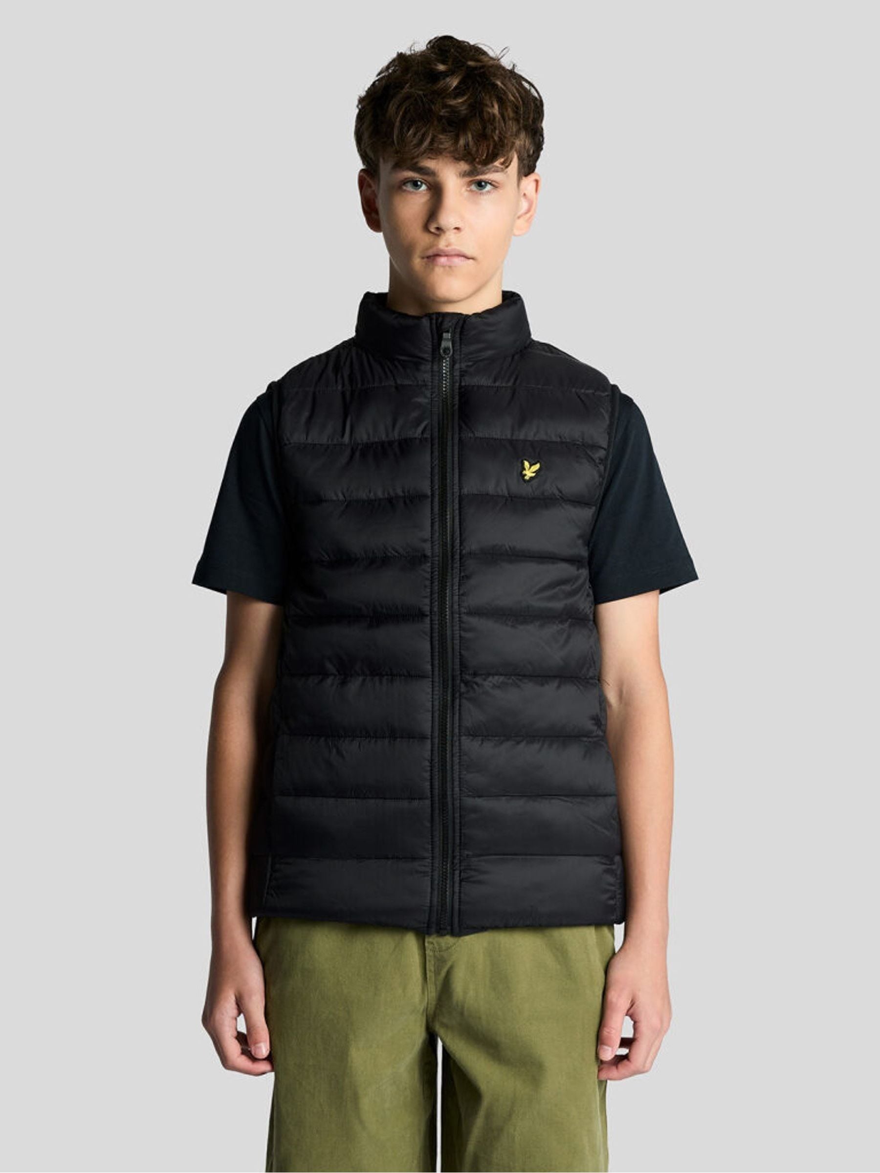 Dsiney Kidz - Lyle & Scott Black Light Weight Padded Gilet image 1