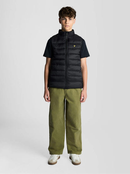 Dsiney Kidz - Lyle & Scott Black Light Weight Padded Gilet image 2