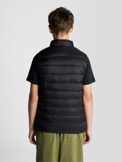 Dsiney Kidz - Lyle & Scott Black Light Weight Padded Gilet image 4