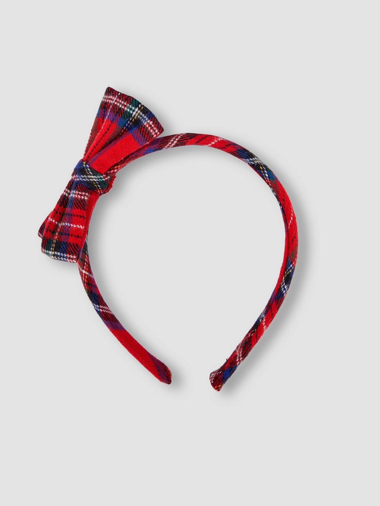 JoJo Maman Bébé Blue Tartan Hairband image 1