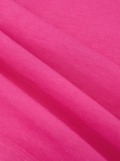 Reiss Pink Bonnie 3-9 yrs Cotton Ribbed-Neck Oversized T-Shirt image 4