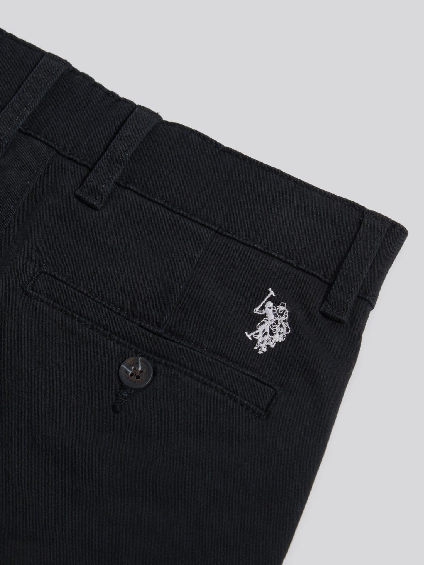 Dsiney Kidz - U.S. Polo Assn Black Classic Chino Shorts image 6