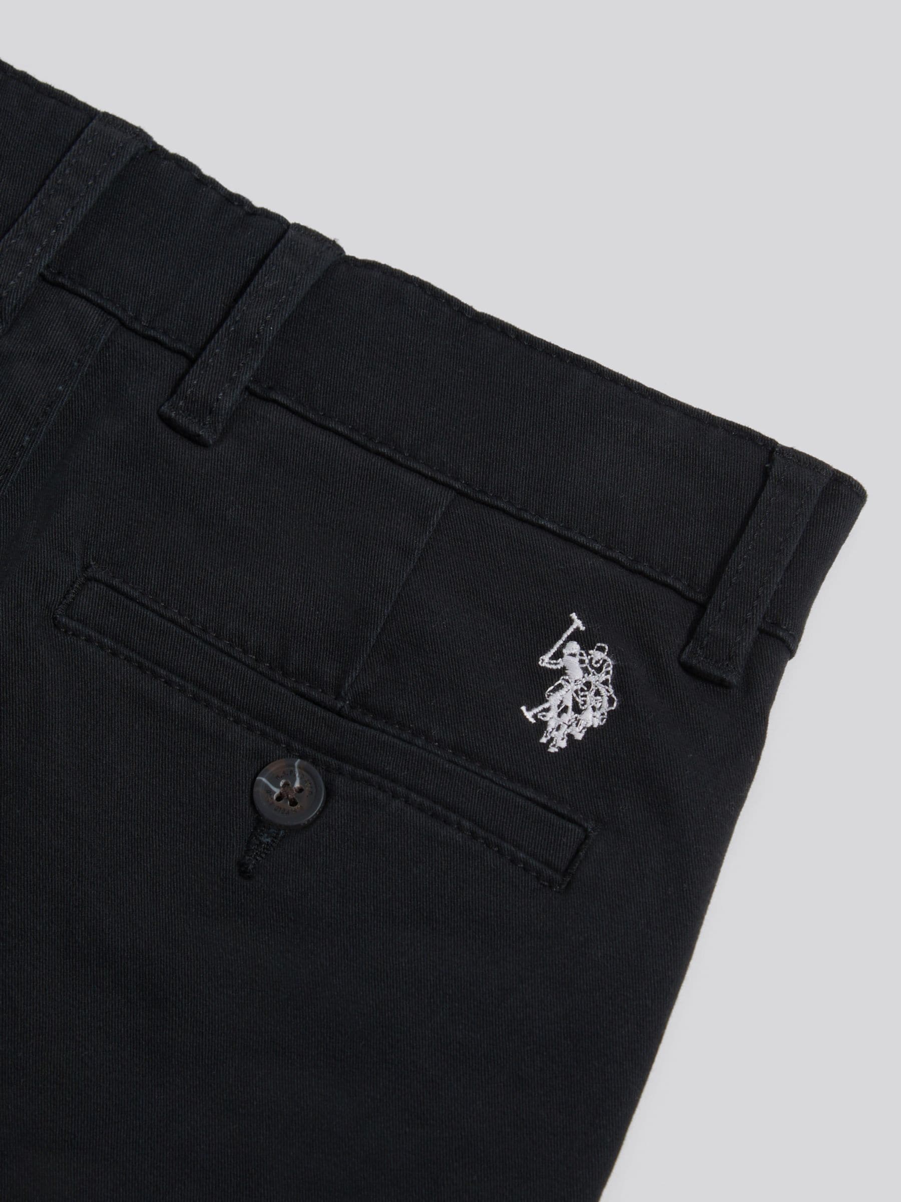 Dsiney Kidz - U.S. Polo Assn Black Classic Chino Shorts image 6