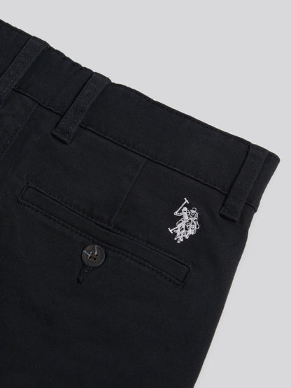 Dsiney Kidz - U.S. Polo Assn Black Classic Chino Shorts image 6