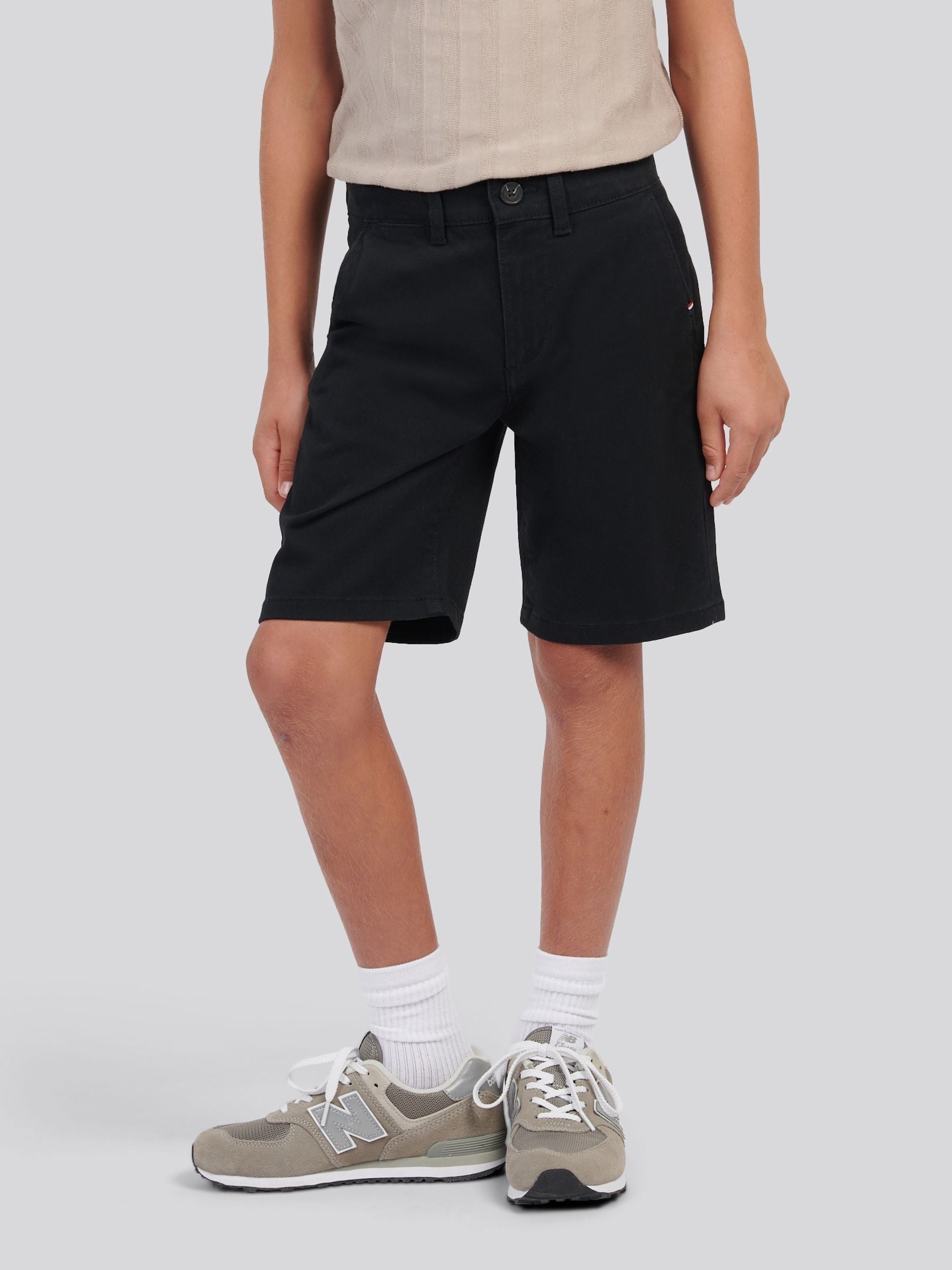 Dsiney Kidz - U.S. Polo Assn Black Classic Chino Shorts image 1