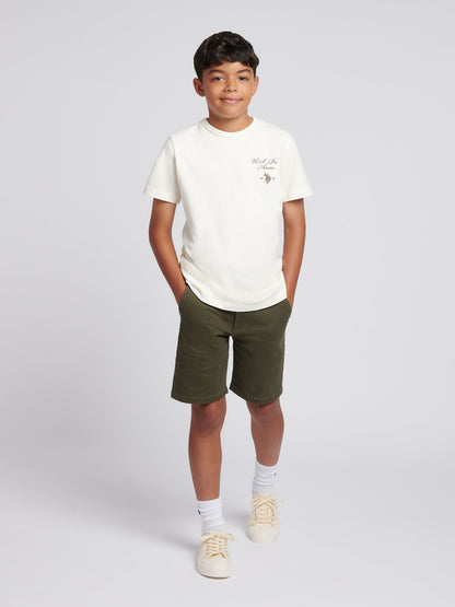 Dsiney Kidz - U.S. Polo Assn Green Classic Chino Shorts image 3