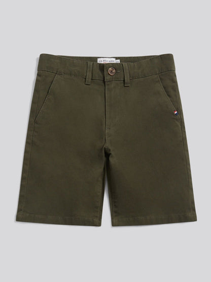 Dsiney Kidz - U.S. Polo Assn Green Classic Chino Shorts image 6