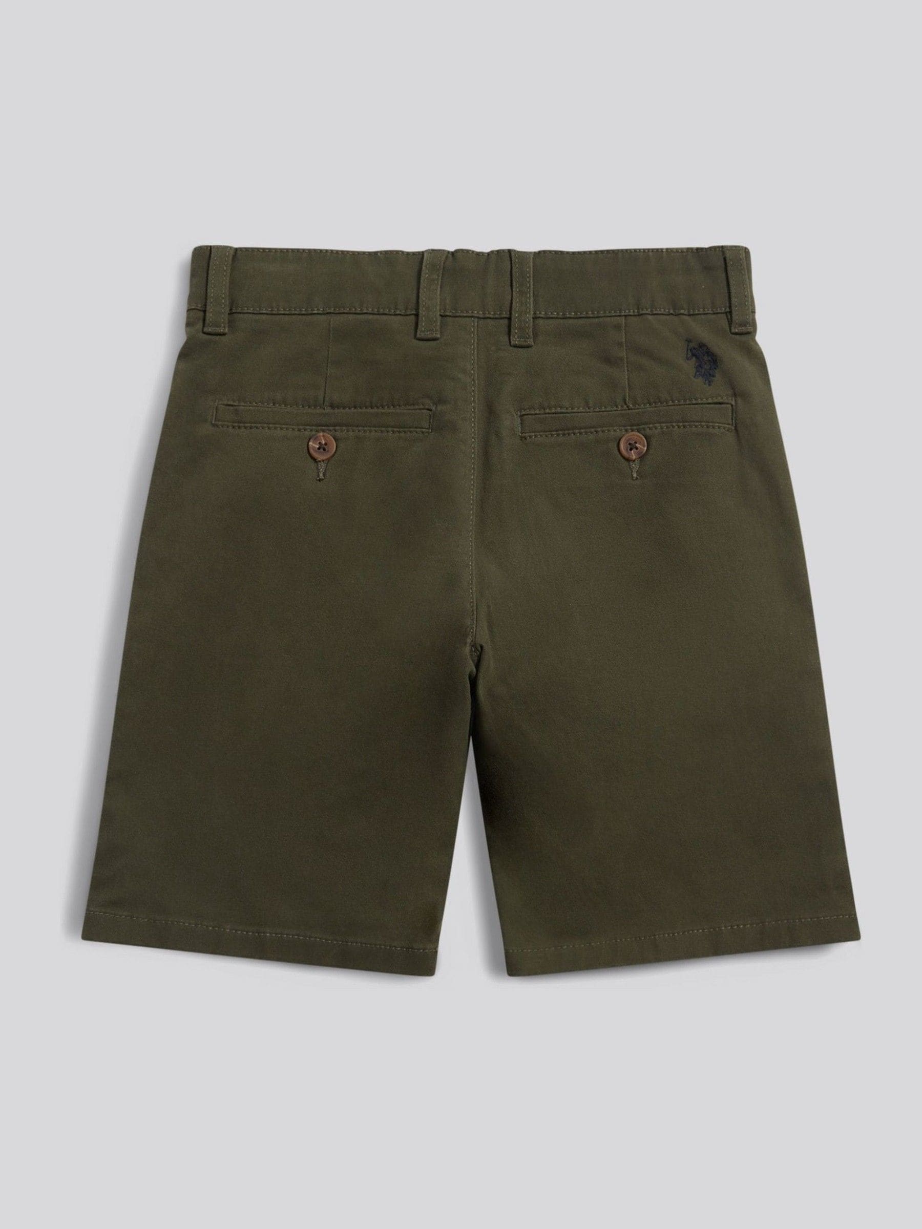 Dsiney Kidz - U.S. Polo Assn Green Classic Chino Shorts image 7