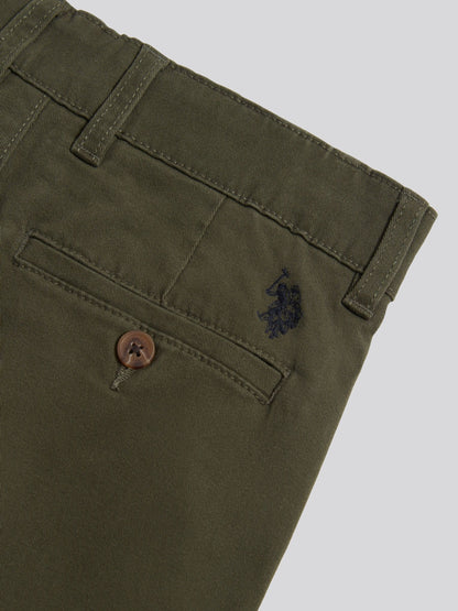 Dsiney Kidz - U.S. Polo Assn Green Classic Chino Shorts image 9