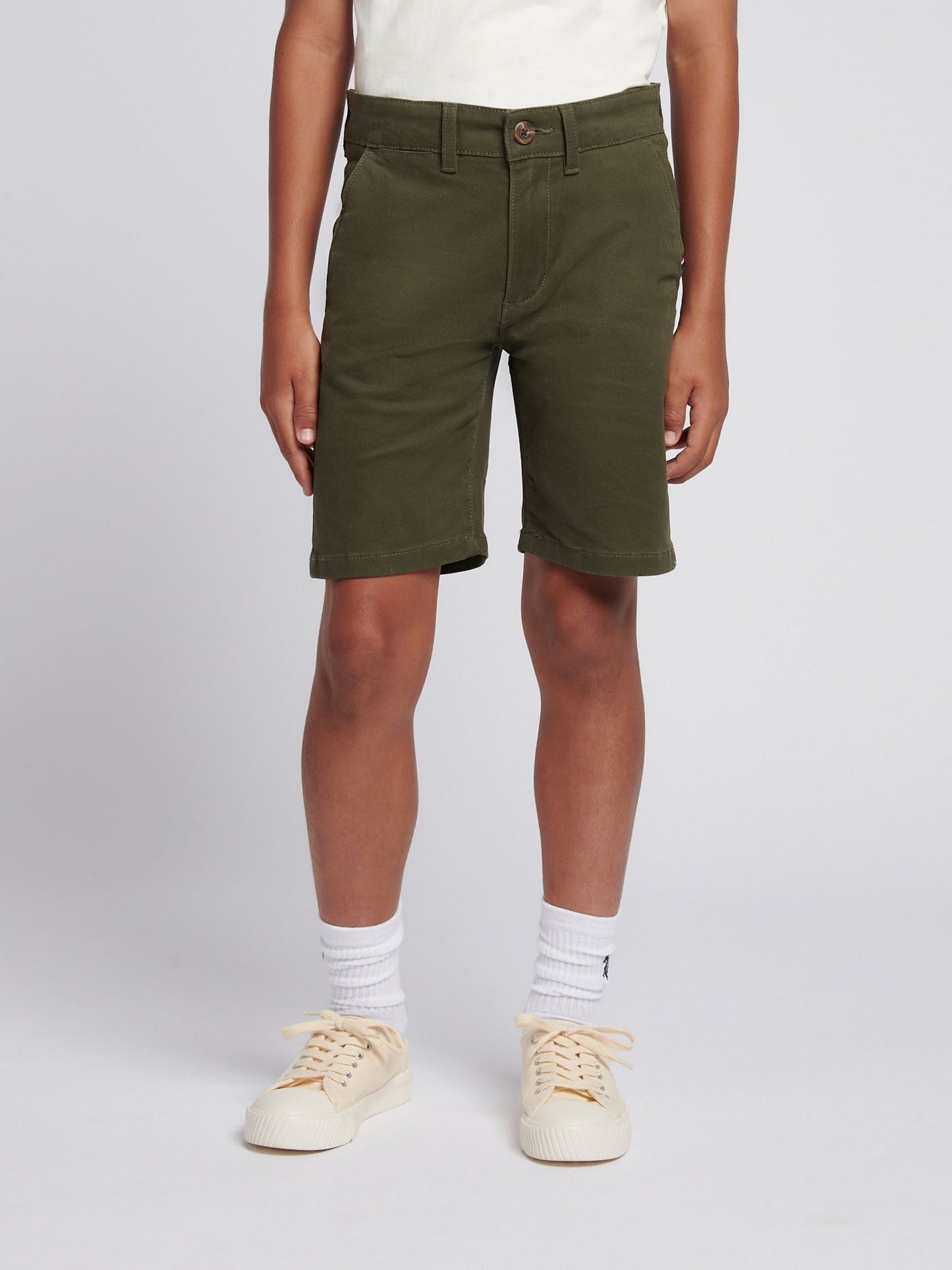 Dsiney Kidz - U.S. Polo Assn Green Classic Chino Shorts image 1