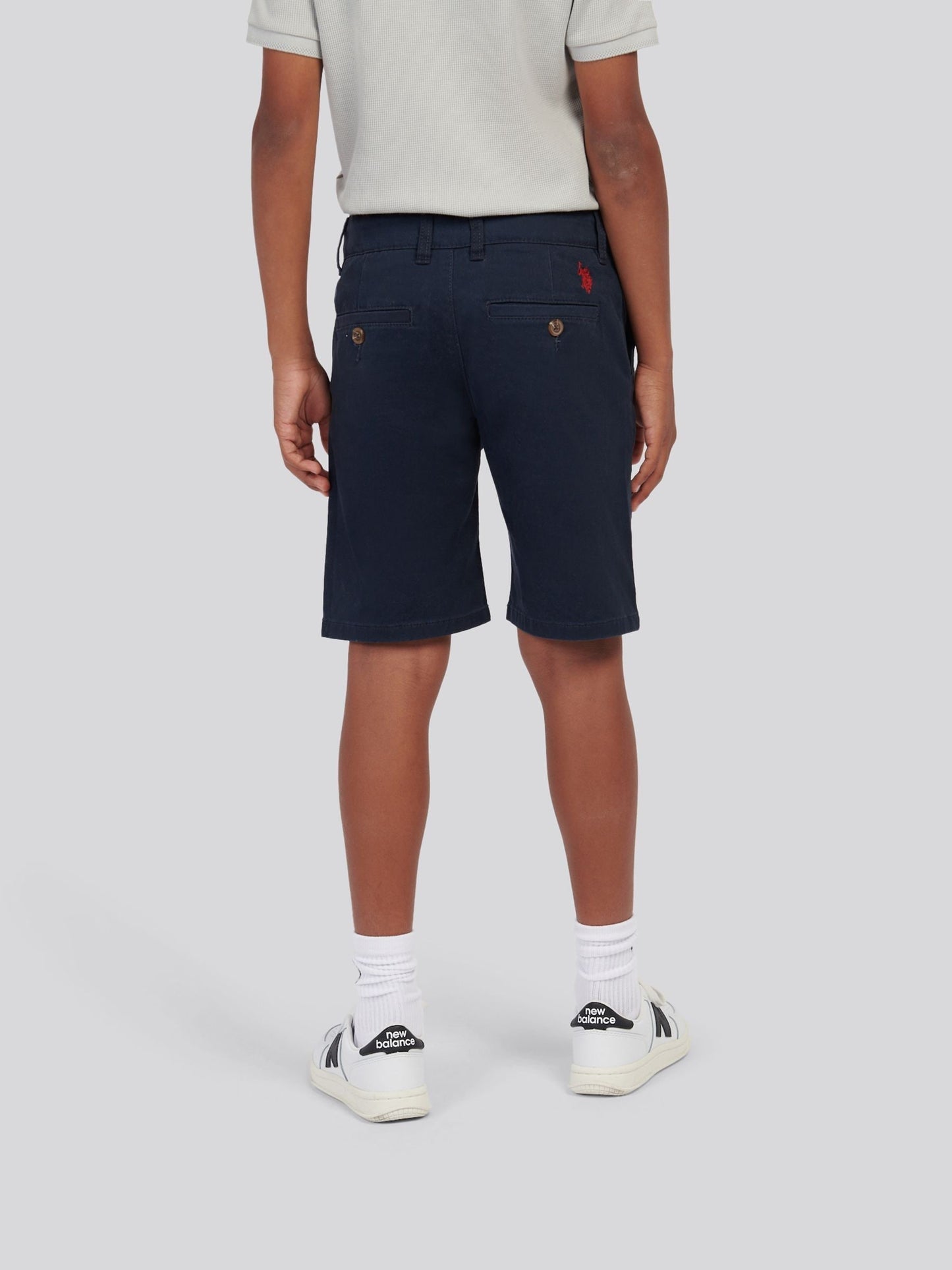 Dsiney Kidz - U.S. Polo Assn Blue Classic Chino Shorts image 3
