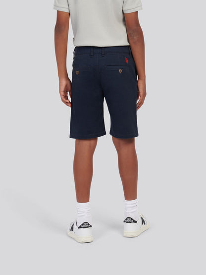 Dsiney Kidz - U.S. Polo Assn Blue Classic Chino Shorts image 3