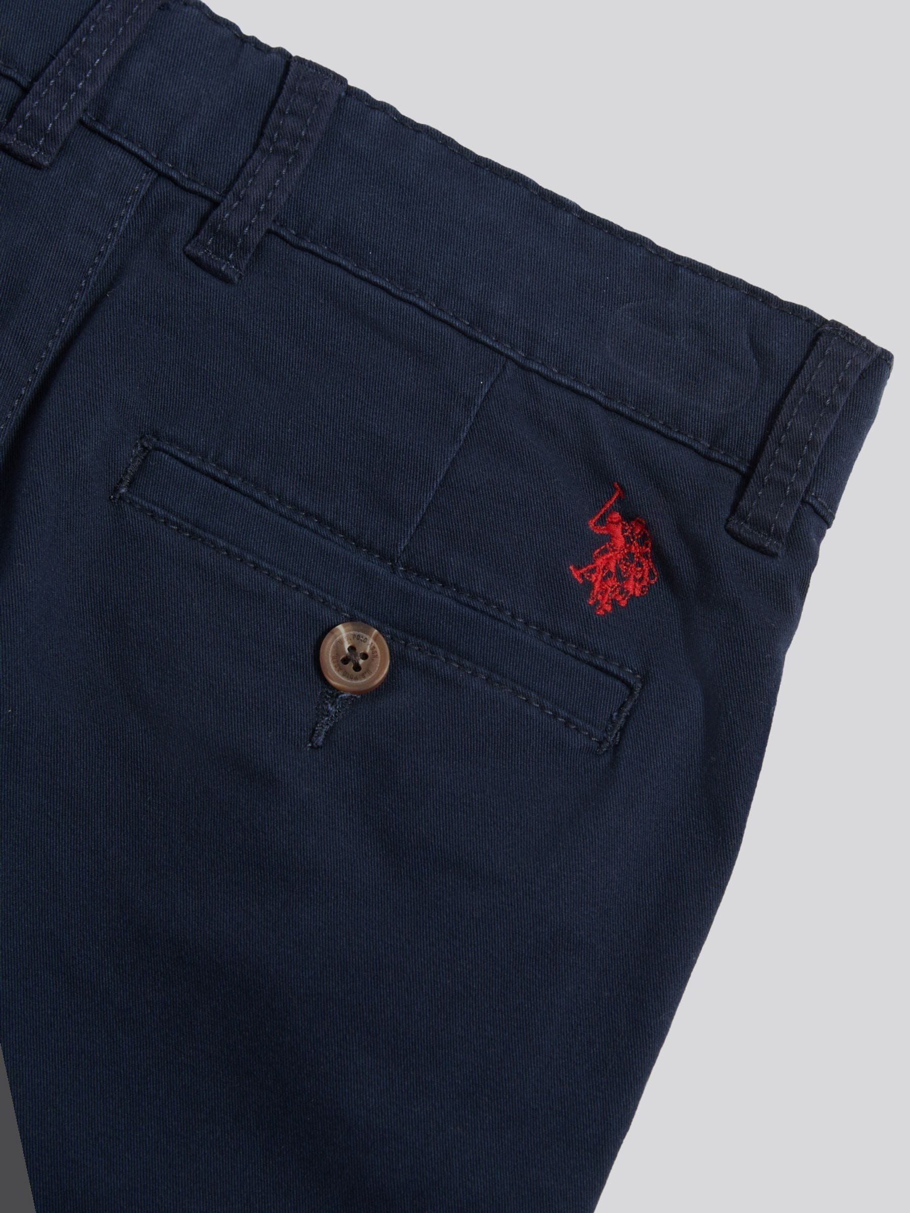 Dsiney Kidz - U.S. Polo Assn Blue Classic Chino Shorts image 6
