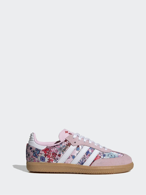 adidas Originals Lilac/Pink Samba OG x Liberty London Junior Trainers image 1