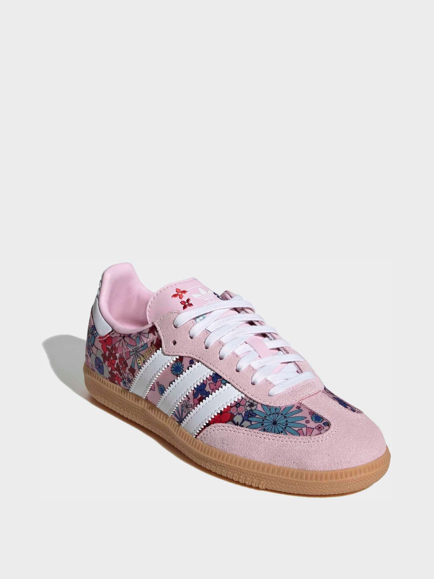 adidas Originals Lilac/Pink Samba OG x Liberty London Junior Trainers image 4