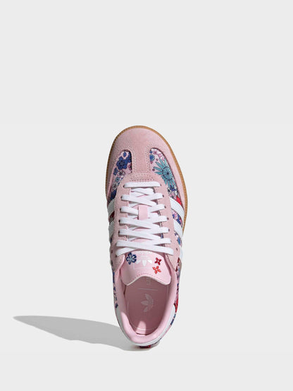 adidas Originals Lilac/Pink Samba OG x Liberty London Junior Trainers image 7