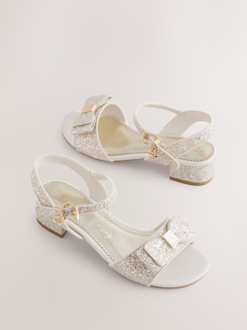 Baker by Ted Baker Ocassion Glitter Ankle Strap Sandals image 1
