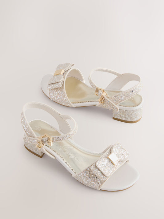 Baker by Ted Baker Ocassion Glitter Ankle Strap Sandals image 1
