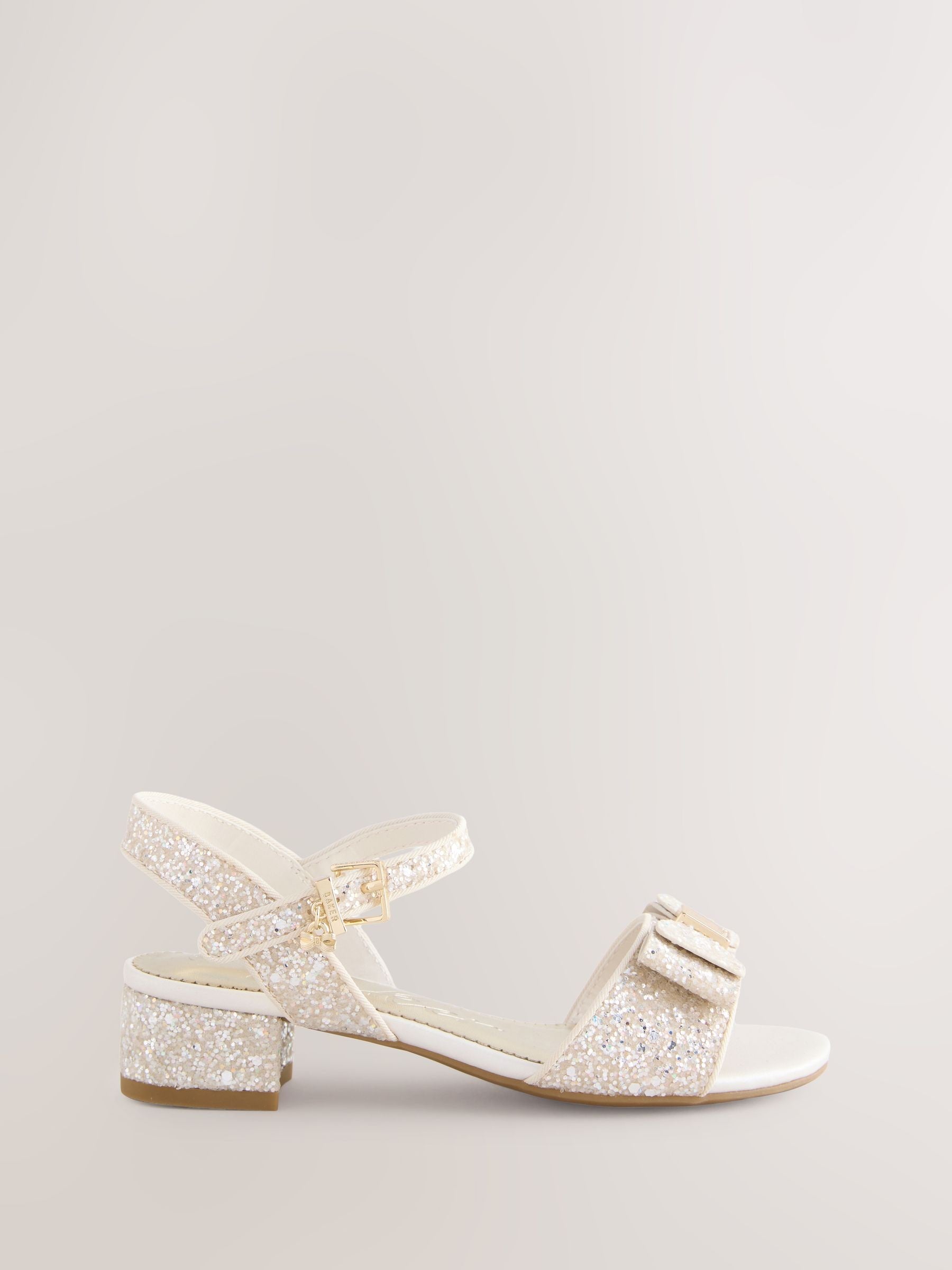 Baker by Ted Baker Ocassion Glitter Ankle Strap Sandals image 2