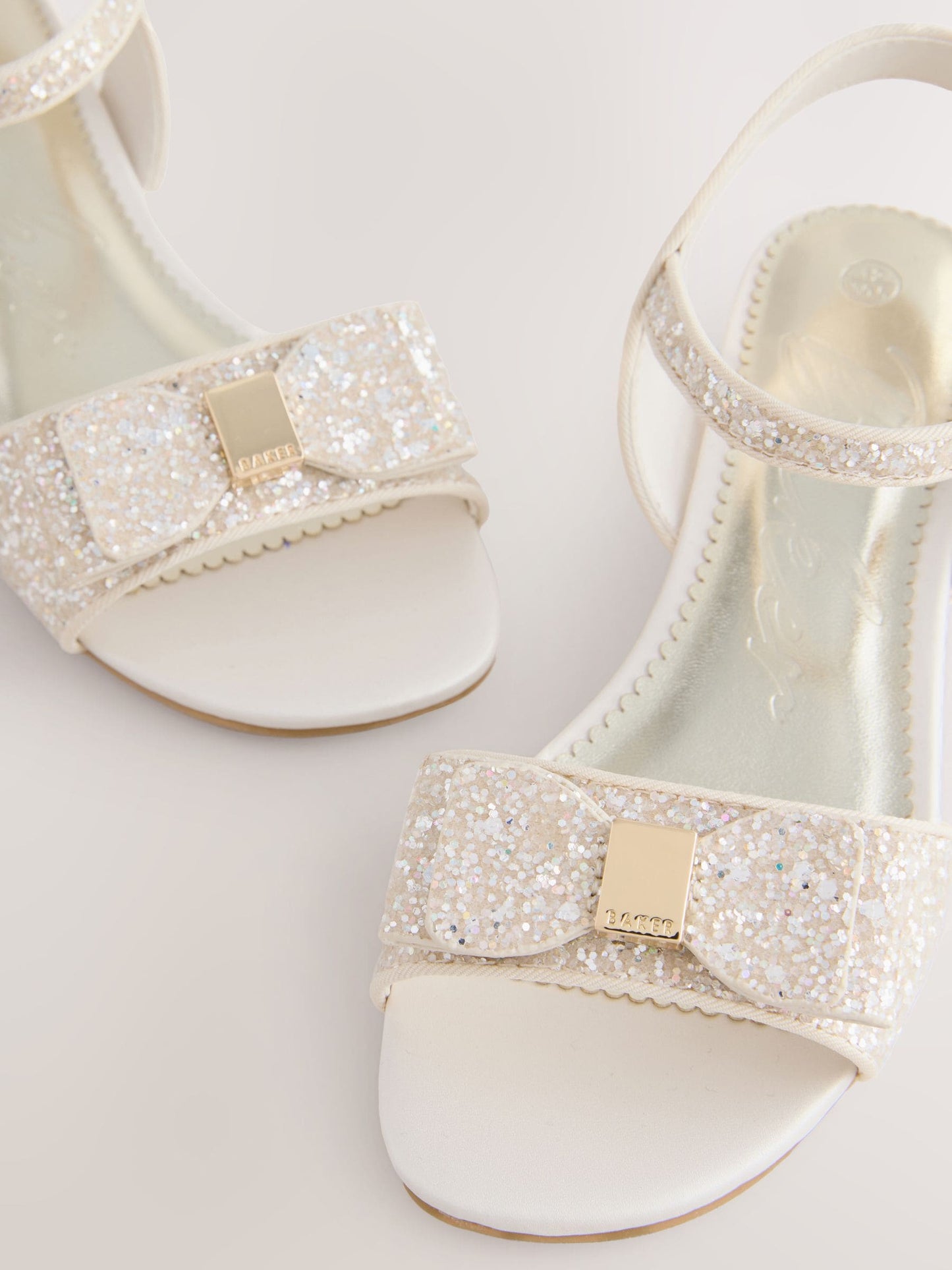 Baker by Ted Baker Ocassion Glitter Ankle Strap Sandals image 3