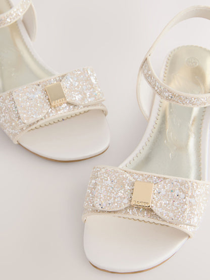 Baker by Ted Baker Ocassion Glitter Ankle Strap Sandals image 3