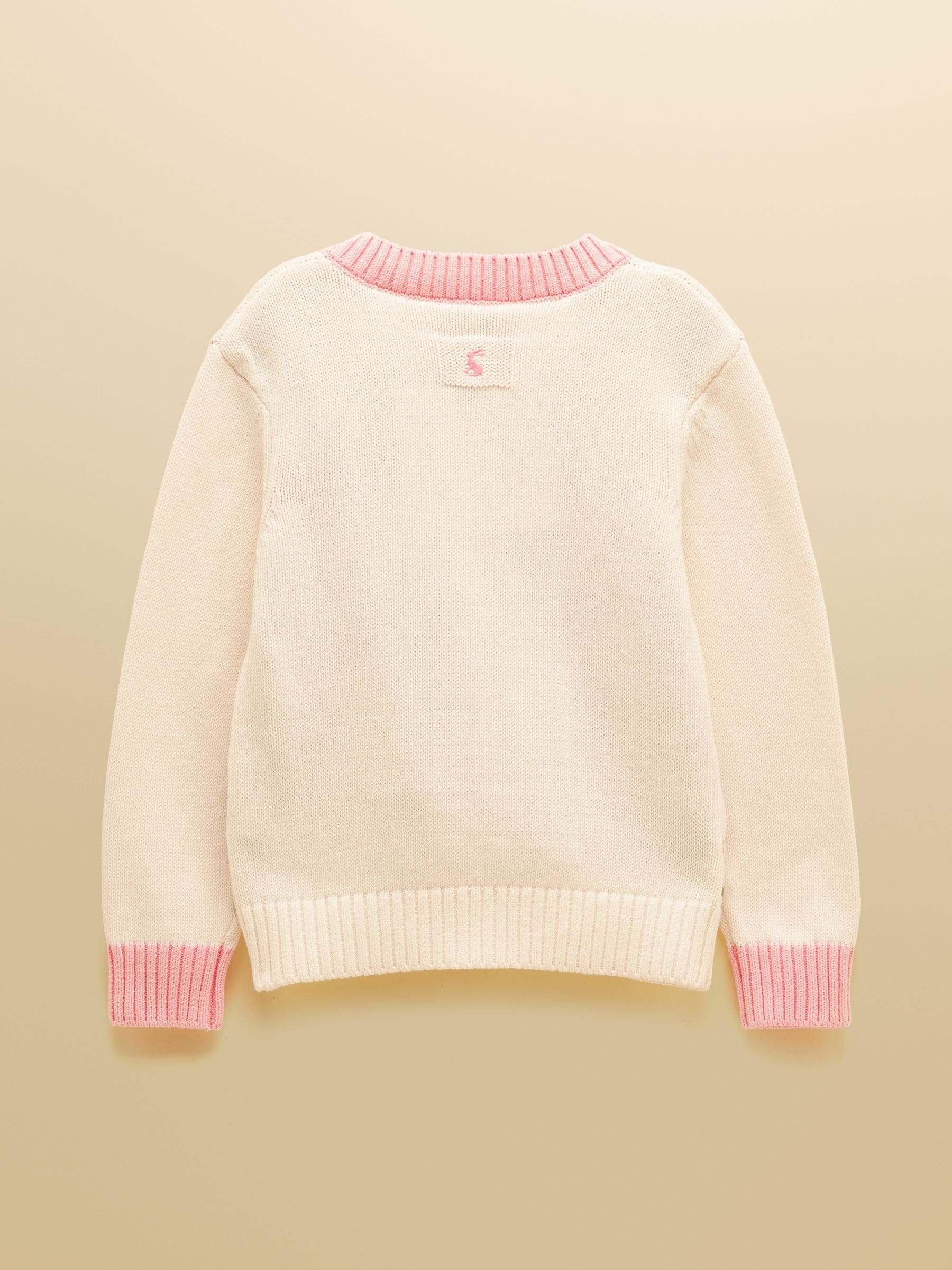Dsiney Kidz - Joules Girls' Pippa Cream Horse Knitted Cardigan image 2