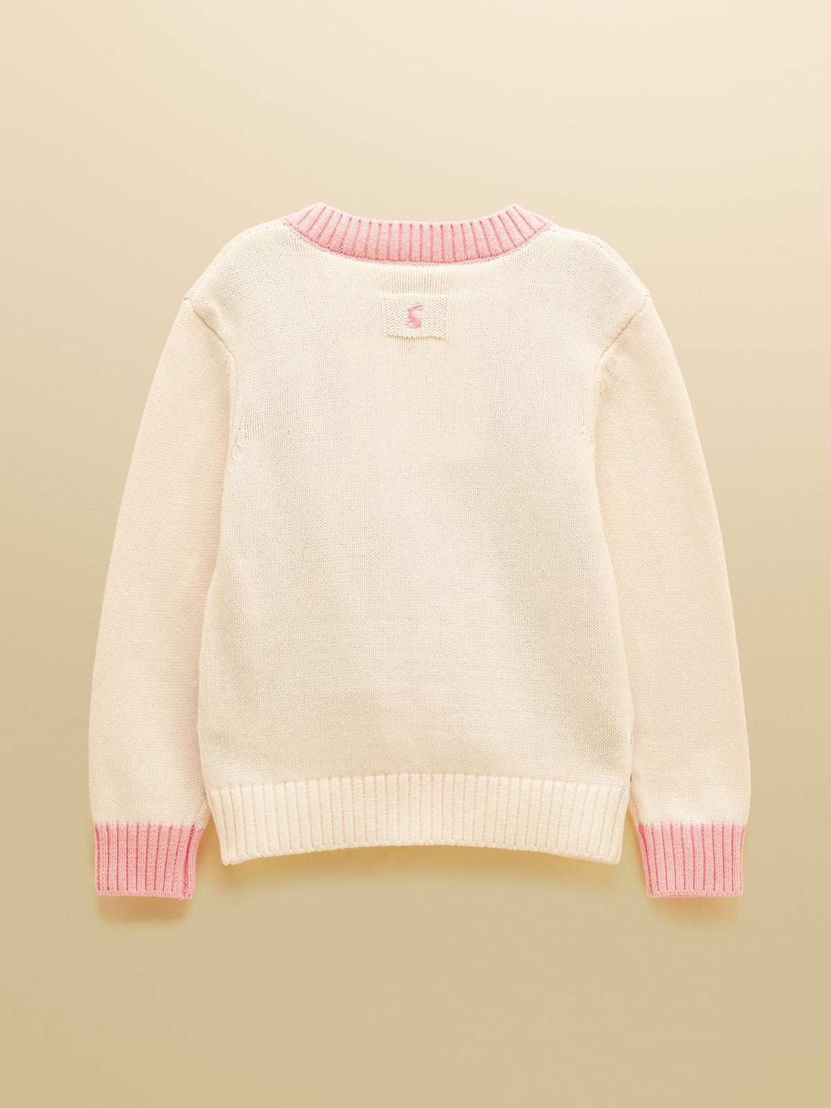 Dsiney Kidz - Joules Girls' Pippa Cream Horse Knitted Cardigan image 2